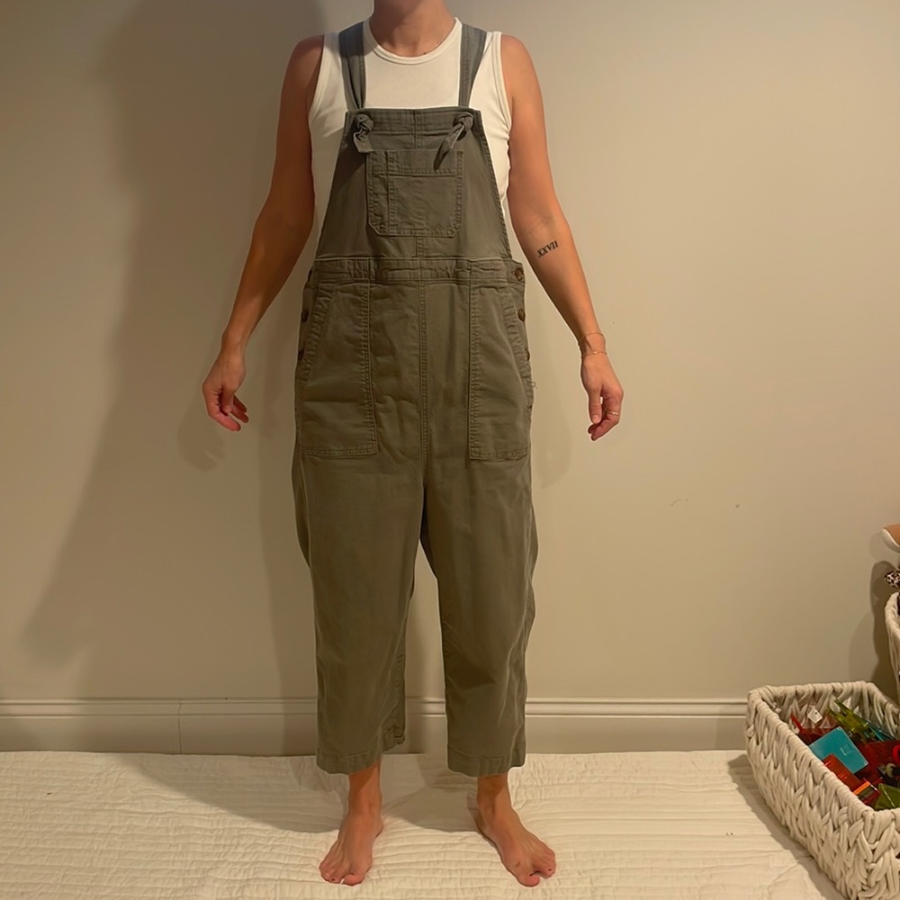 Gap Maternity Stretch Twill Overalls